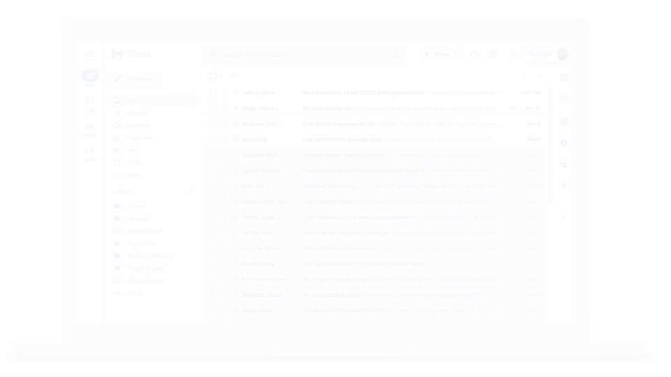 Add forwarding address button in Gmail settings