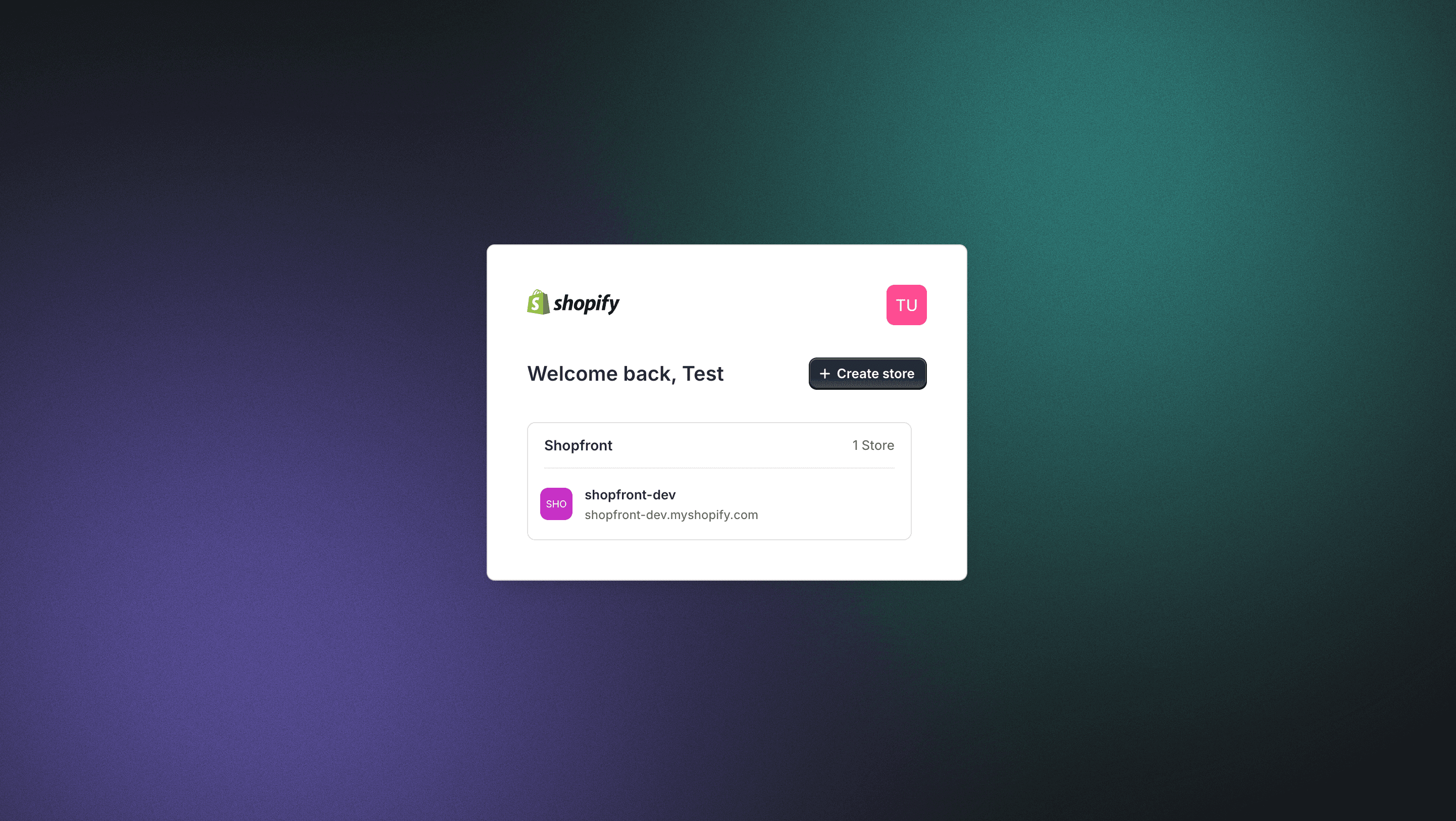 Shopify install app